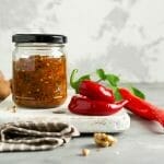 Homemade tabasco sauce